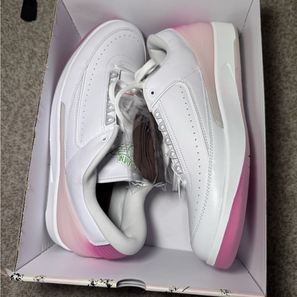 Air Jordan 2 Retro Low Cherry Blossom Men's Size 15 New With Box No Lid - Picture 2 of 10
